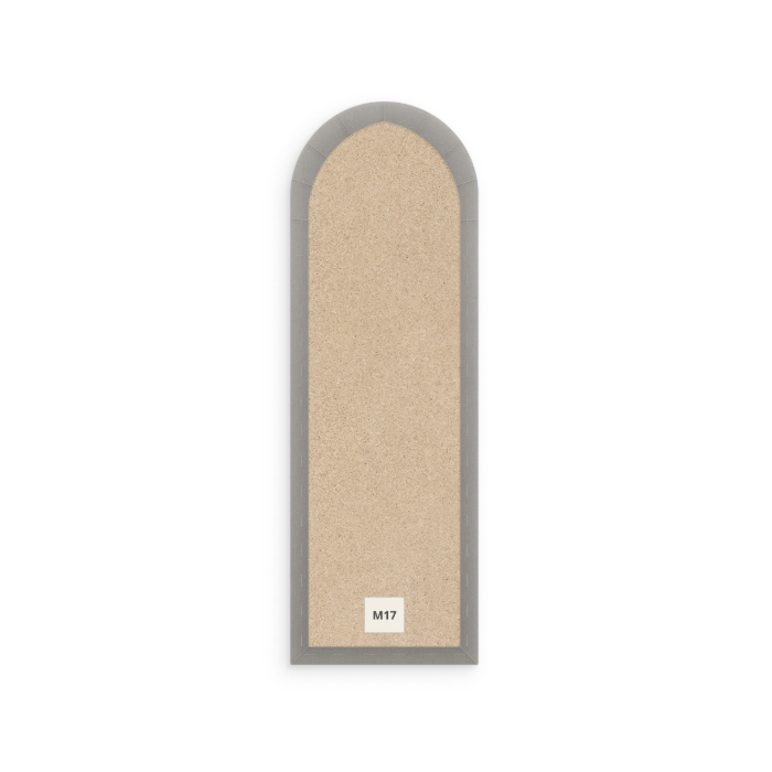 Polsterpaneel Magic Velvet Grau 20 cm